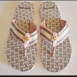 Tory Burch Gemini link flip flops